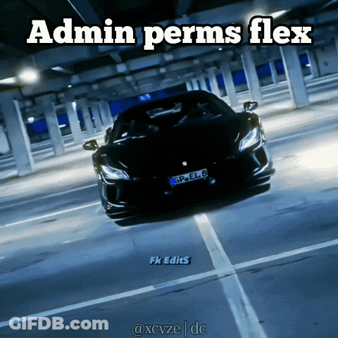 Black Car Driving Admin Perms Flex GIF