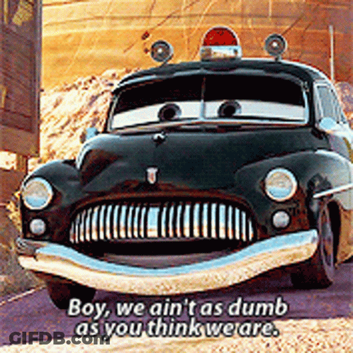 Black Car With Boy We Ain't As Dumb GIF