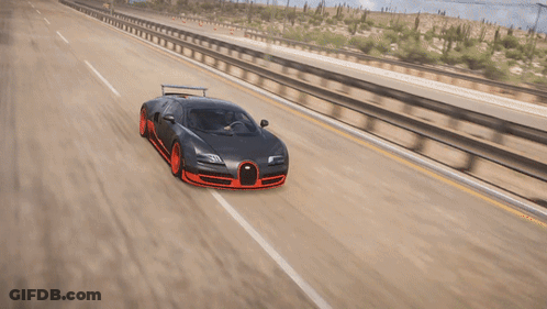 Black Car With License Plate ZG-PP-10H GIF