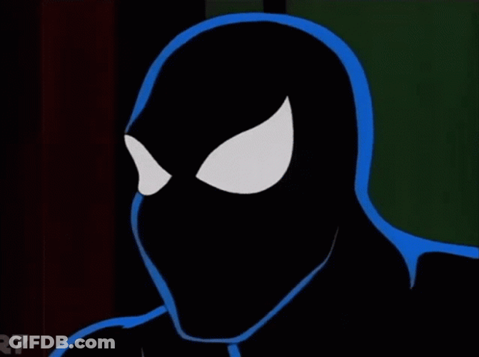 Black Cartoon Spiderman Meme GIF