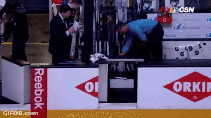 Black Cat Hockey GIF