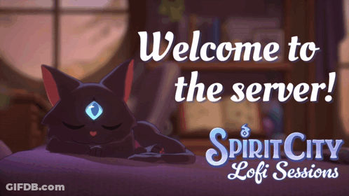 Black Cat Lying On Bed Spirit City Lofi GIF