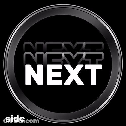 Black Circle With White Next GIF