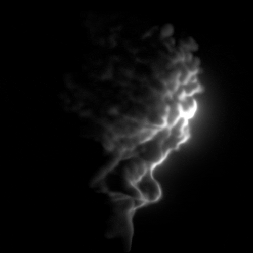 Black Dark Smoke Puff GIF