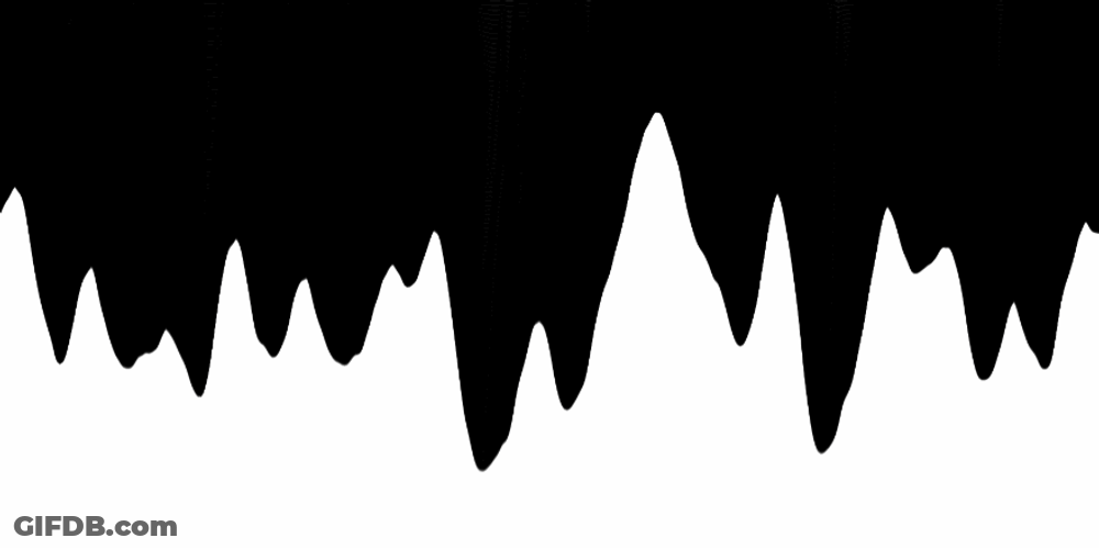 Black Drip On White Background GIF