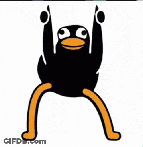 Black Duck Wiggle GIF