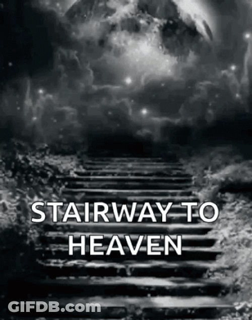 Black Effect Stairway To Heaven GIF
