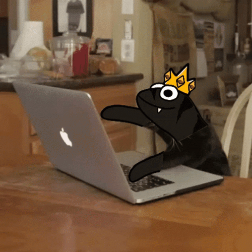 Black Ethlizard Typing GIF