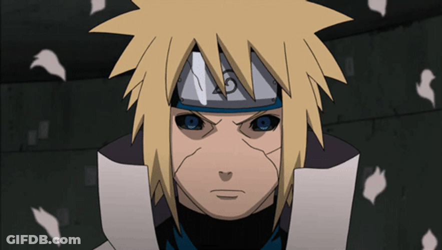 Black Eyes Reincarnated Minato Namikaze GIF