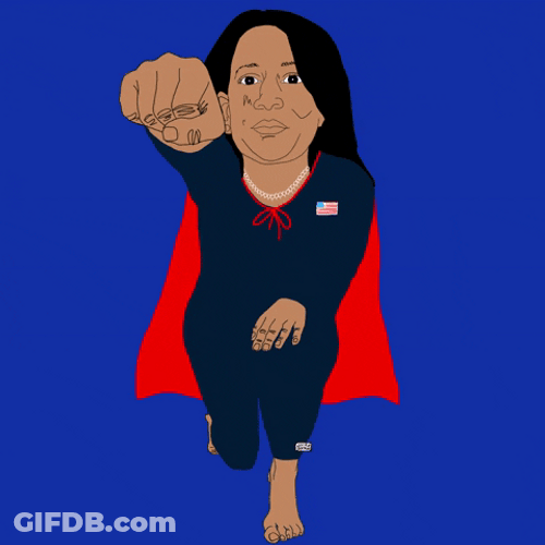 Black Flying Superwoman GIF