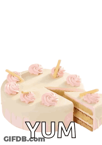 Black Forest Cake With Cherries And Whipped Cream GIF