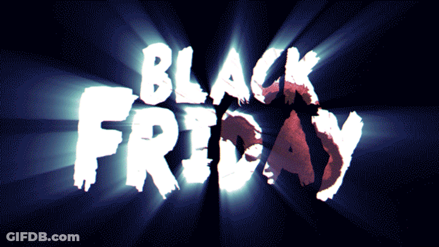 Black Friday Scary Graphic Design GIF