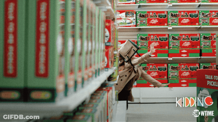 Black Friday Shopping Mall Sale Scuffle GIF