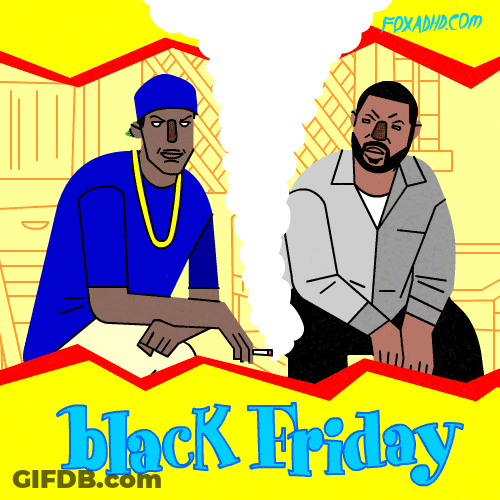 Black Friday Smoke Animation GIF