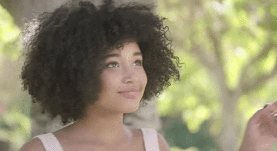 Black Girl Amandla Stenberg Happy GIF