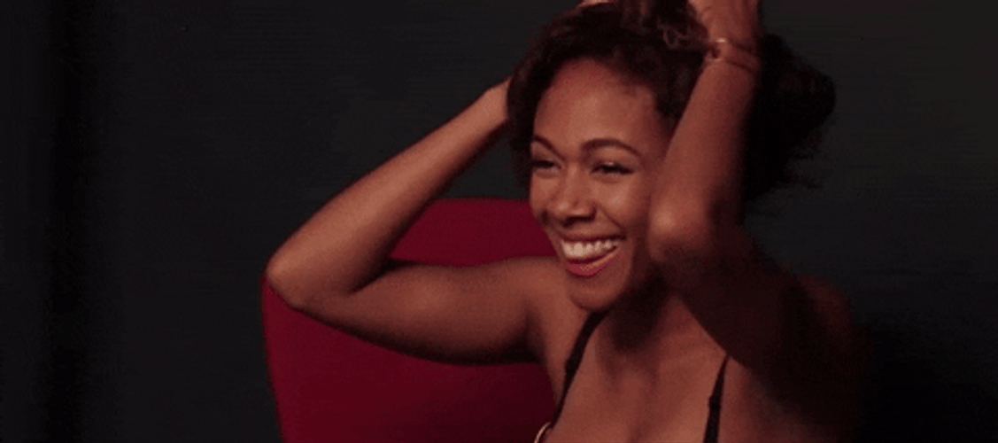 Black Girl Happy Smile Nicole Beharie GIF