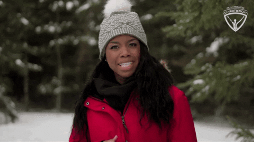 Black Girl In Snow It's Go Time GIF