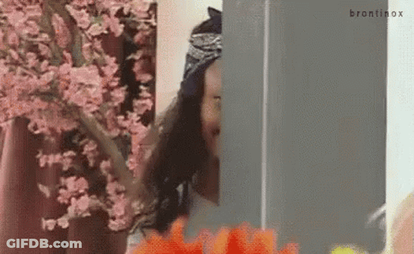 Black Girl Lurking GIF