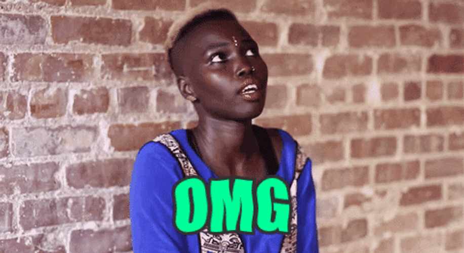 Black Girl Mari Malek OMG GIF