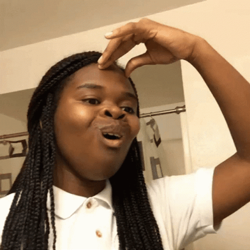 Black Girl No Funny Face GIF