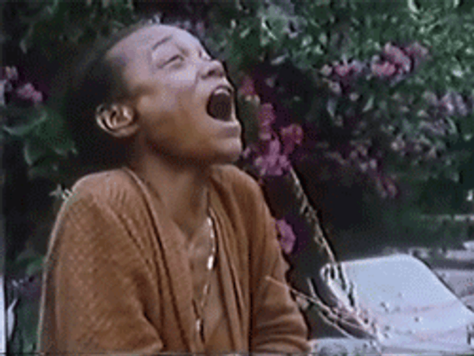 Black Girl Screaming Stupid GIF