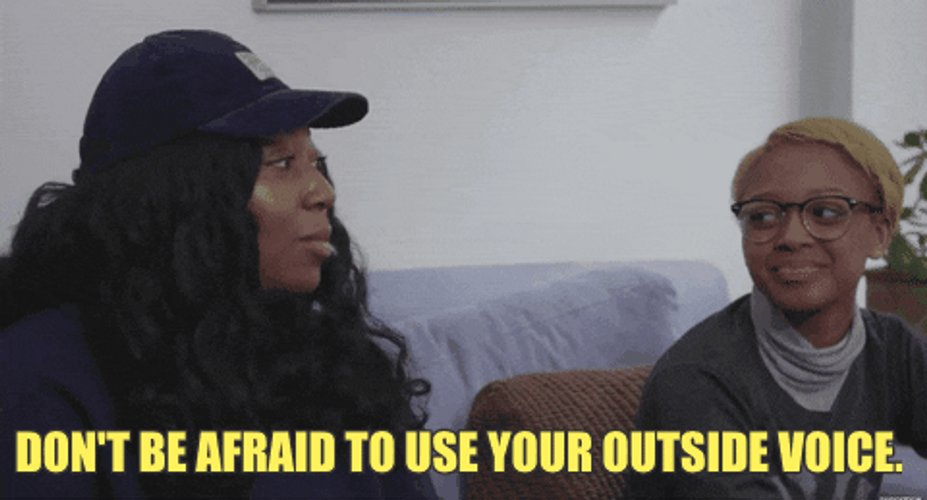 Black Girl Talk Advice GIF