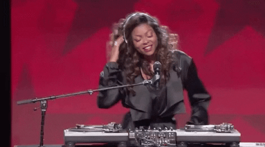 Black Girls Rock DJ Taraji Henson GIF