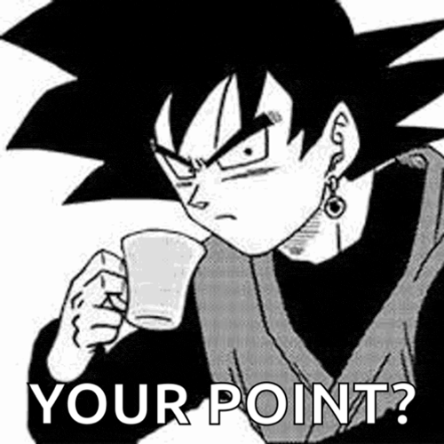 Black Goku Meme GIF
