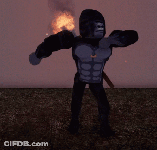 Black Gorilla Tag Dancing Like A Pro GIF