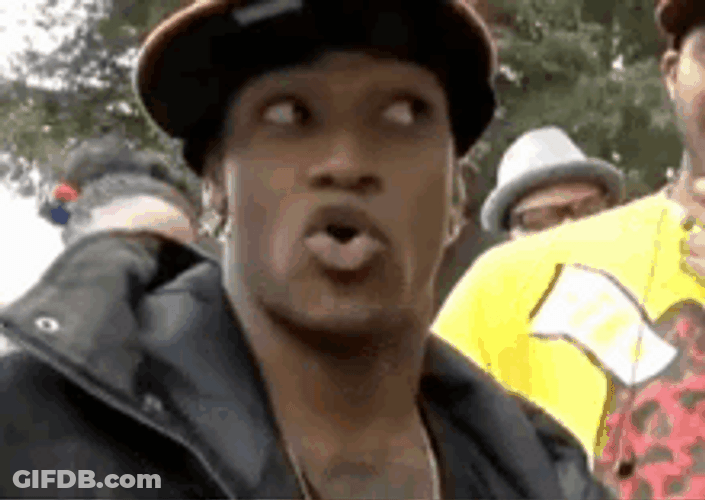 Black Guy Conceited Face Reaction Funny Meme GIF