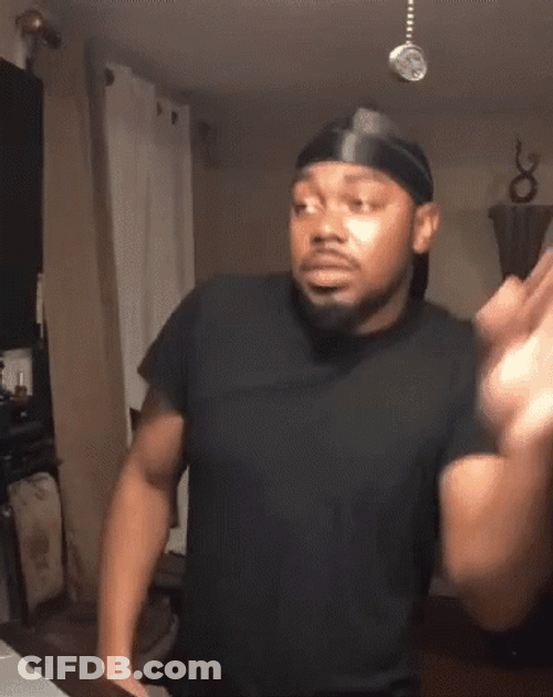 Black Guy Do Milly Rock Inside The Room GIF