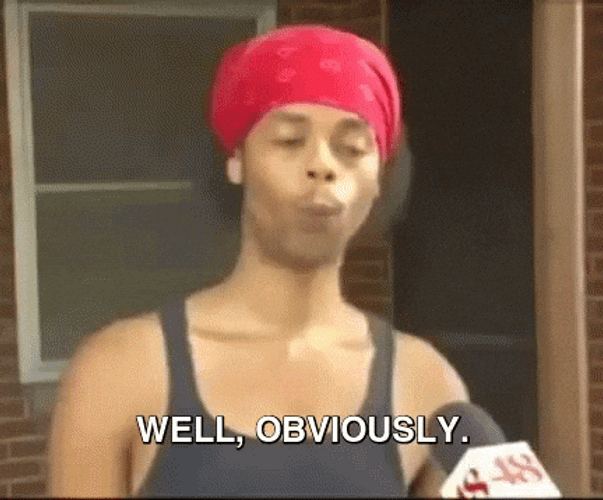 Black Guy In Red Bandana Obviously Duhhh GIF