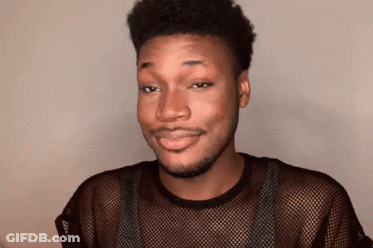 Black Guy Lips Sealed GIF