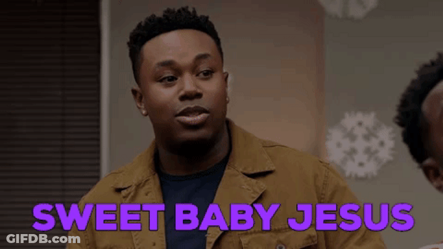 Black Guy Sweet Baby Jesus GIF