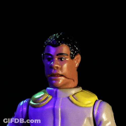 Black Guy Toy Scream GIF