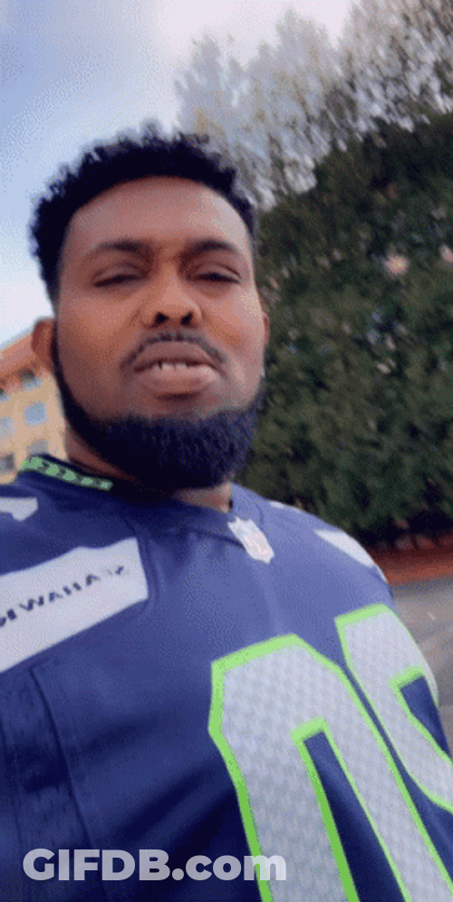 Black Guy Walking Boomerang GIF