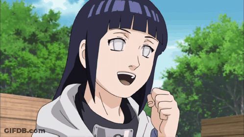 Black-Haired White-Eyed Girl In White S Shirt GIF