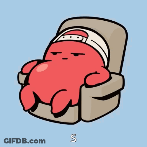 Black Hat Man Talking To Red Chair Man Gap Ivvara GIF