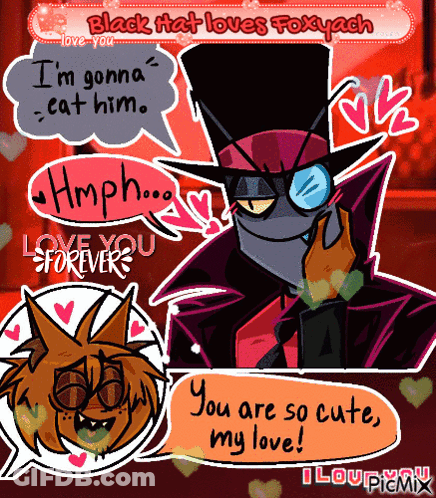 Black Hat Saying I Gonna Cat GIF