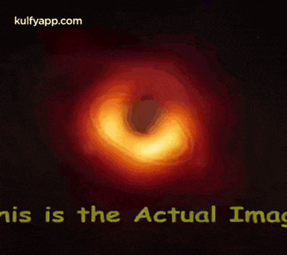 Black Hole Real Image.Gif GIF