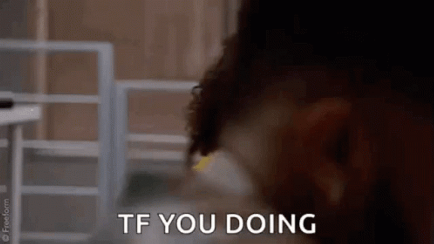 Black-Ish Yara Shahidi Zoey Johnson Tf U Doing GIF