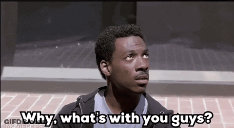 Black Jacket Man Asks Why What's With You Guys GIF