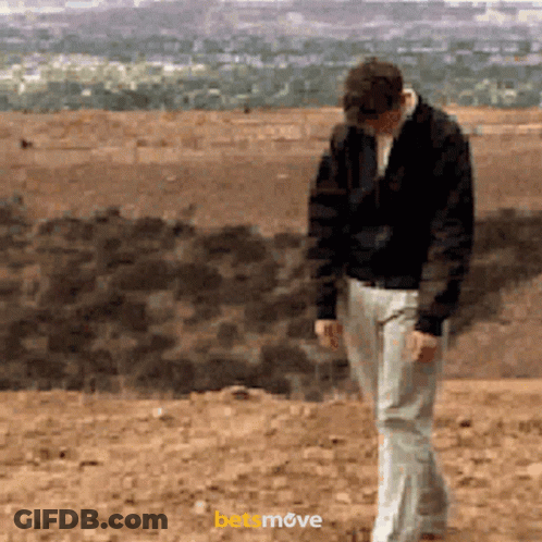 Black Jacket White Pants Man Walking Betmove GIF