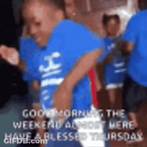 Black Kid Hyped Dance Funny Thursday Vibe GIF