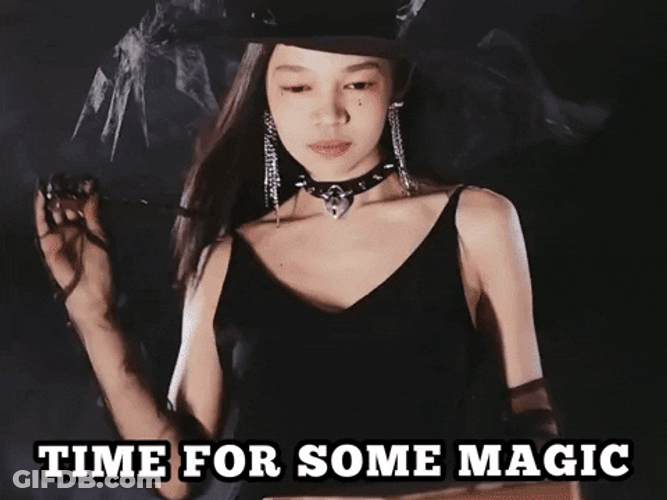 Black Lady Harry Potter Magic Wand GIF