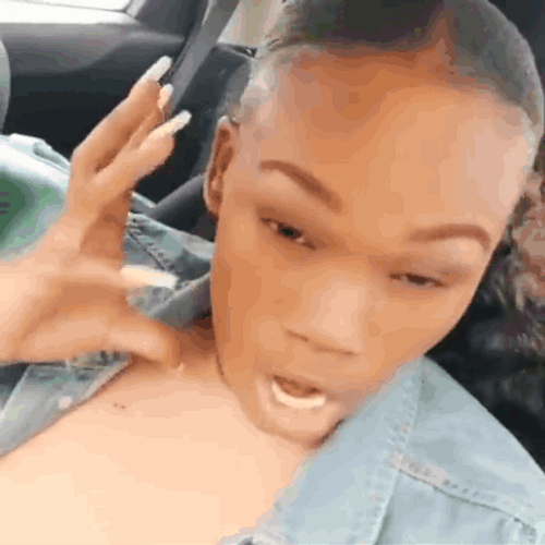 Black Lady Headache Brain Blast GIF