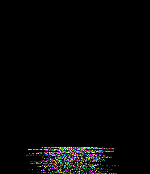 Black Lake Glitch Art GIF