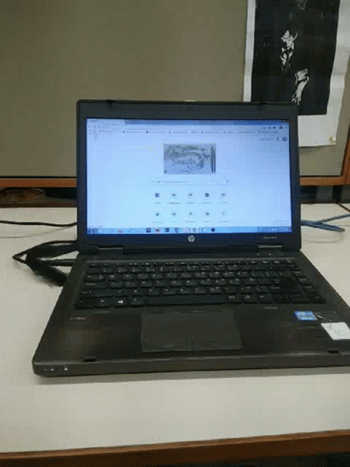 Black Laptop Work Shaky GIF