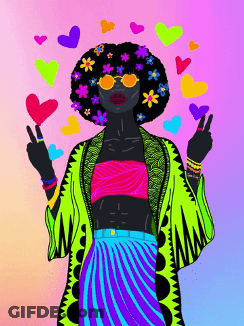 Black Lives Matter Hippie GIF