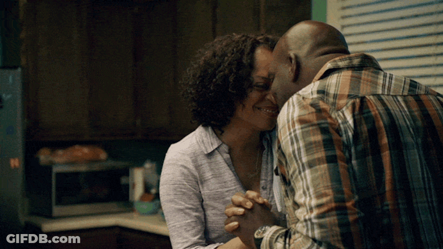 Black Love Nose Touching GIF